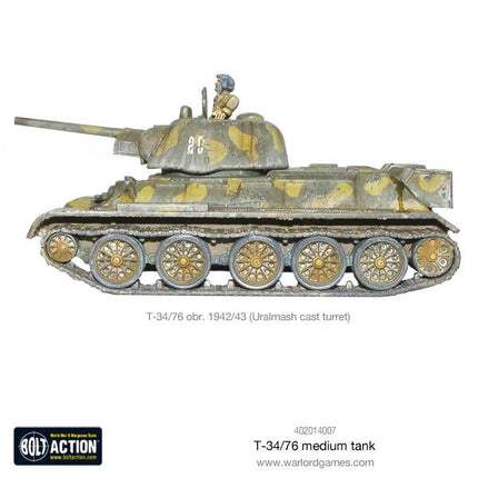 T - 34/76 Medium Tank - Panzer - Warlord Games - 402014007