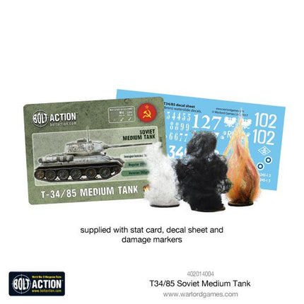 T - 34/85 Medium Tank (Plastic) - Panzer - Warlord Games - 402014004