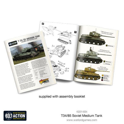 T - 34/85 Medium Tank (Plastic) - Panzer - Warlord Games - 402014004