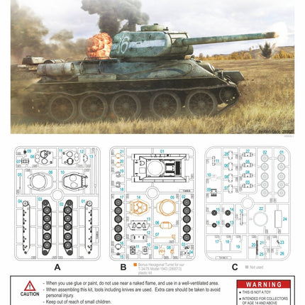 280021 - T-34/85 – Mid & Late War