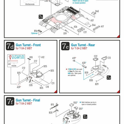 280120 - T-54-2 / T-54-3 / T-54A / T-54B MBT