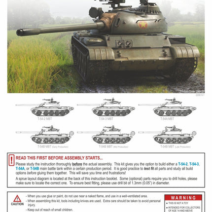 280120 - T-54-2 / T-54-3 / T-54A / T-54B MBT