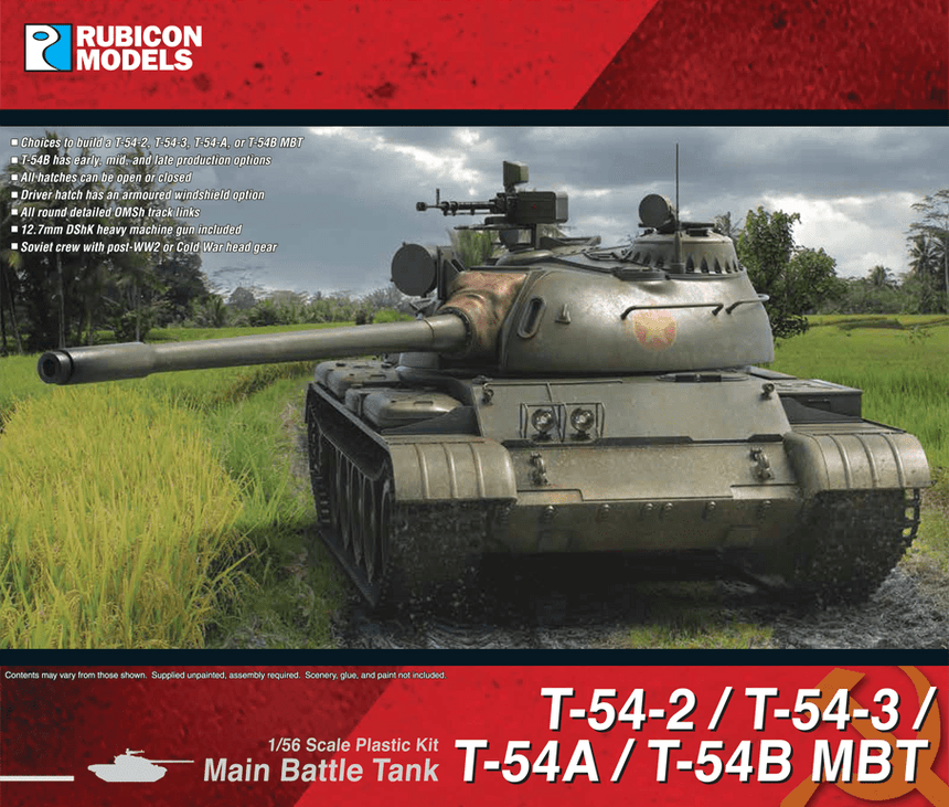 T - 54 - 2 / T - 54 - 3 / T - 54A / T - 54B MBT - Panzer - Rubicon Models UK Ltd - 280120