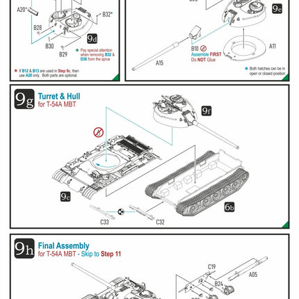 280120 - T-54-2 / T-54-3 / T-54A / T-54B MBT