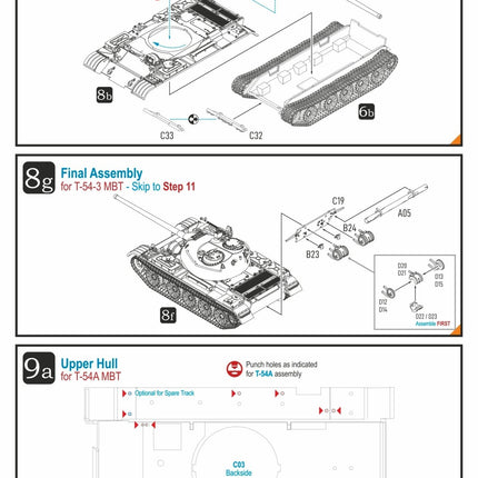280120 - T-54-2 / T-54-3 / T-54A / T-54B MBT