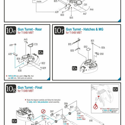 280120 - T-54-2 / T-54-3 / T-54A / T-54B MBT