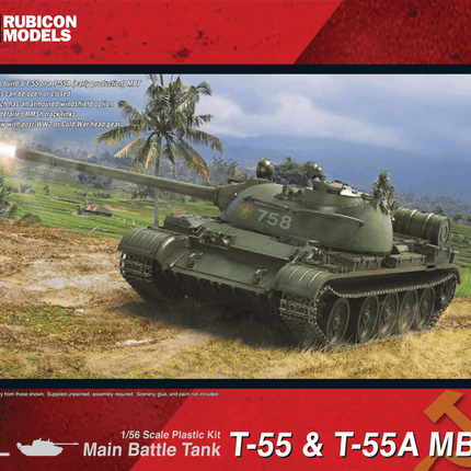T - 55 & T - 55A (early production) MBT - Panzer - Rubicon Models UK Ltd - 280121