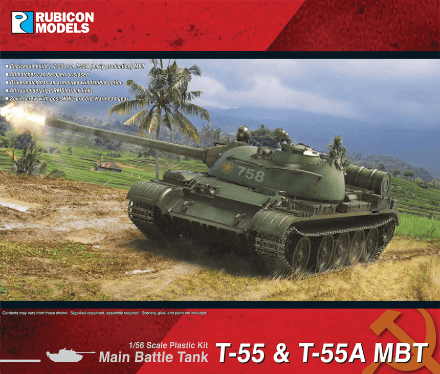 T - 55 & T - 55A (early production) MBT - Panzer - Rubicon Models UK Ltd - 280121