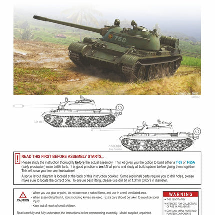 280121 - T-55 & T-55A (early production) MBT