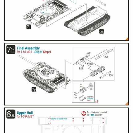 280121 - T-55 & T-55A (early production) MBT