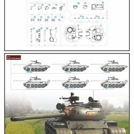 280121 - T-55 & T-55A (early production) MBT