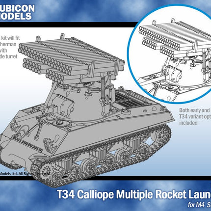 T34 Calliope Raketenwerfer für M4 Sherman