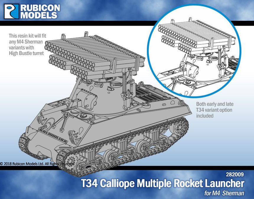 T34 Calliope Raketenwerfer für M4 Sherman