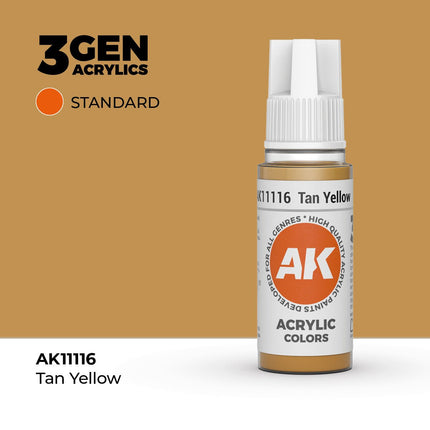 AK Interactive 3rd Generation - Tan Yellow 17 ml