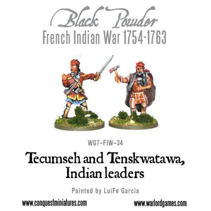 Tecumseh and Tenskwatawa, Indian Leaders
