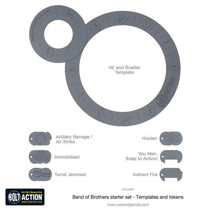 Templates, Tokens und Pin Markers Set