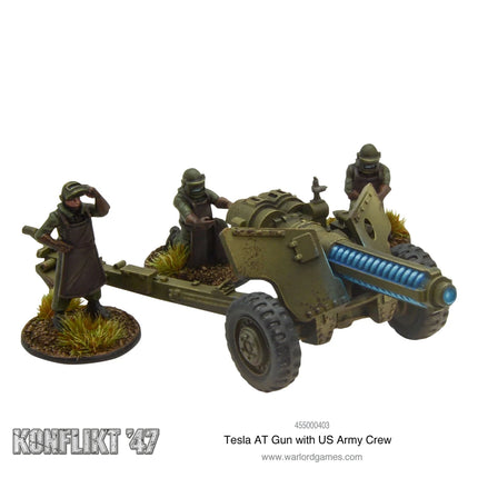 Tesla AT Gun - US Army Crew - Sonder - /Einzelmodelle - Warlord Games - 455000403