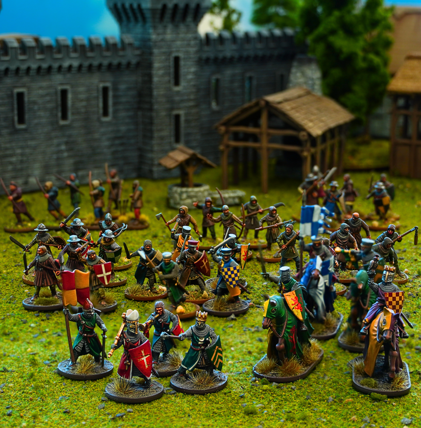 The Barons' War Retinue Box - Wargames Atlantic - WAAAC012