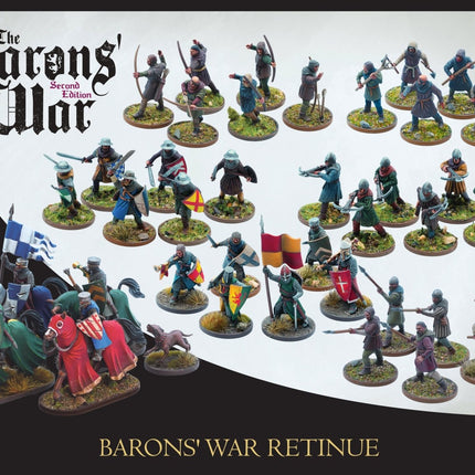 The Barons' War Retinue Box - Wargames Atlantic - WAAAC012