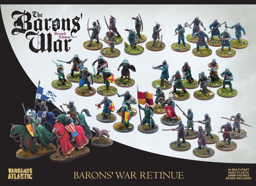 The Barons' War Retinue Box - Wargames Atlantic - WAAAC012
