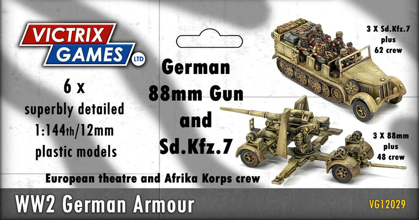 German 88mm Gun and Sd.Kfz.7 12mm