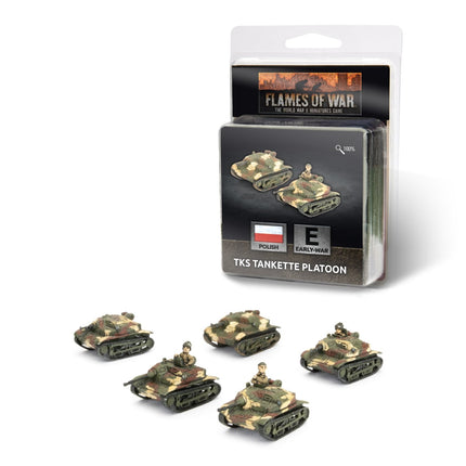TKS Tankette Platoon - Battlefront Miniatures - PL010