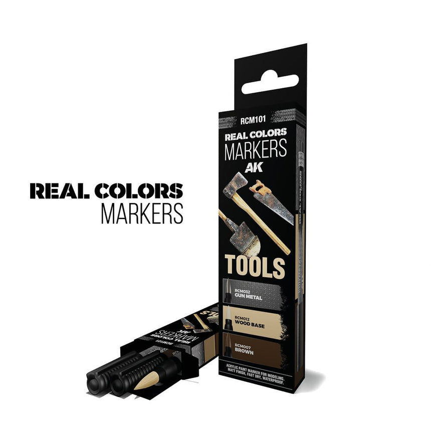 Tools - Real Colors Markers (3er-Set)