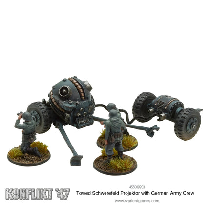 Towed Schwerefeld Projektor - German Army Crew - Sonder - /Einzelmodelle - Warlord Games - 455000203