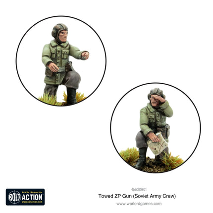Towed ZP Gun - Soviet Army Crew - Sonder - /Einzelmodelle - Warlord Games - 455000801