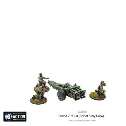 Towed ZP Gun - Soviet Army Crew - Sonder - /Einzelmodelle - Warlord Games - 455000801