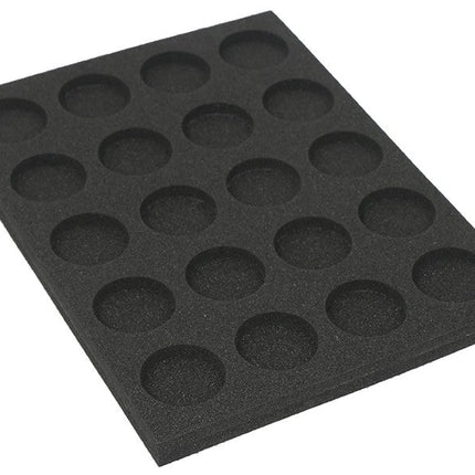 Tray for storing 20 miniatures on 40mm - Safe & Sound