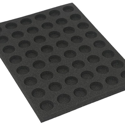 Tray for storing 48 miniatures on 25mm - Safe & Sound