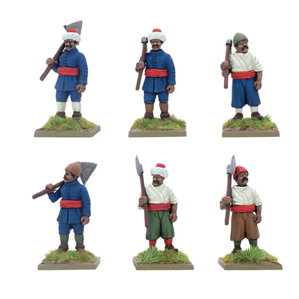 Turkish Pioneers - Osmanische Pioniere (6 Figuren)