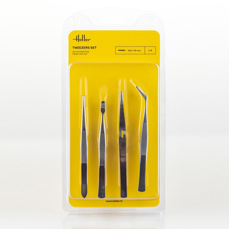 Tweezers Set (4 Stück) - Zubehör - Heller - 99023