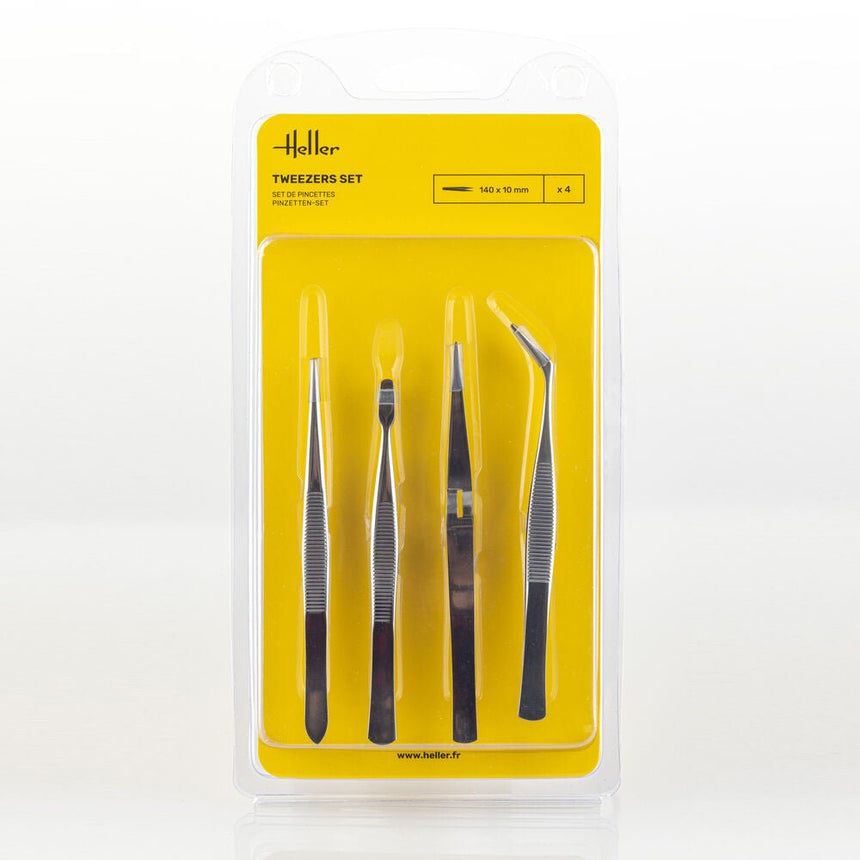 Tweezers Set (4 Stück) - Zubehör - Heller - 99023