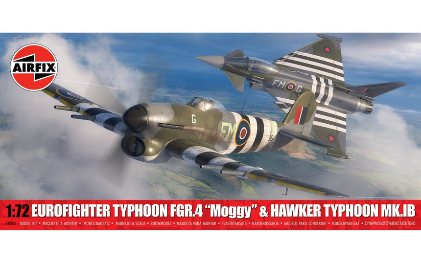 A40001 Eurofighter Typhoon FGR.4 (FMOG) + Hawker Typhoon Mk.Ib - Twin Pack