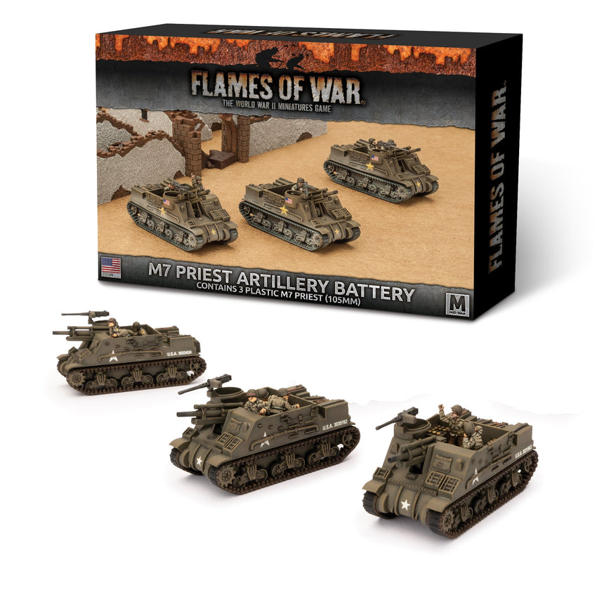M7 Priest Armored Artillery Battery