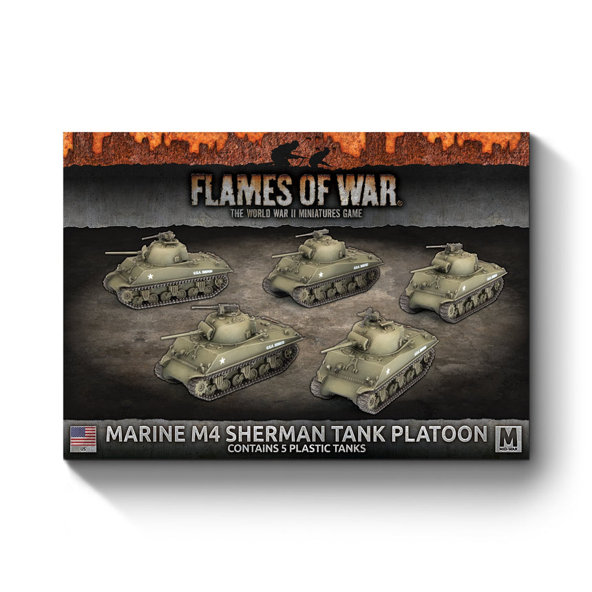 Marine M4 Sherman Platoon