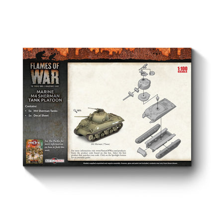 Marine M4 Sherman Platoon