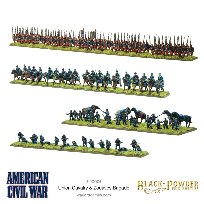 Union Cavalry & Zouaves Brigade - Starterarmee - Warlord Games - 312004001