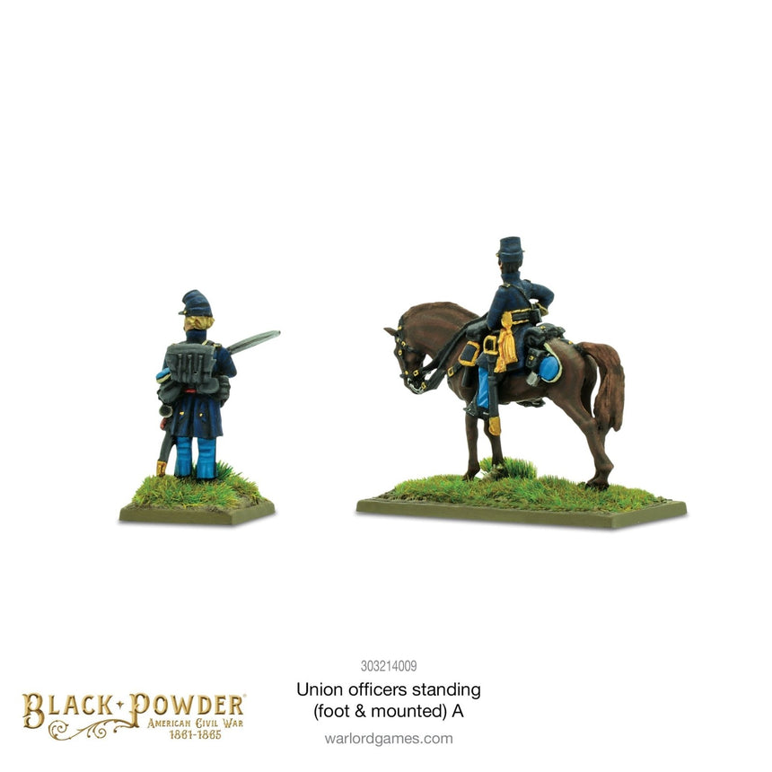 Union Officers Standing (Foot & Mounted) A - Sonder - /Einzelmodelle - Warlord Games - 303214009