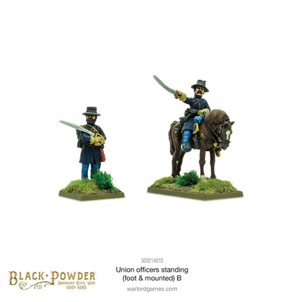 Union Officers Standing (Foot & Mounted) B - Sonder - /Einzelmodelle - Warlord Games - 303214010