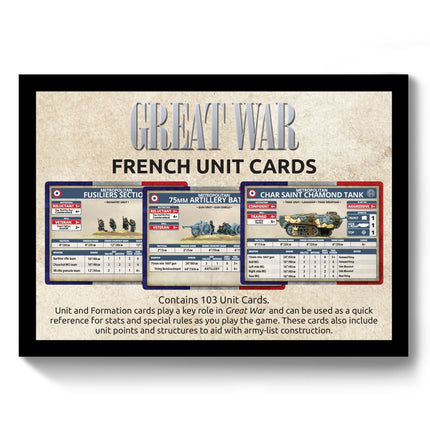 Unit Cards (French)