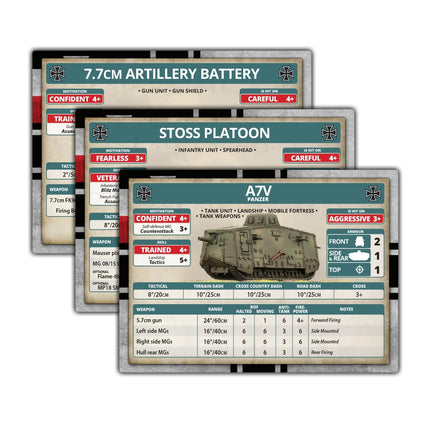 Unit Cards (German)