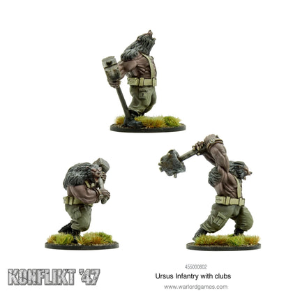 Ursus Infantry with Clubs - Infanterie - Warlord Games - 455000802