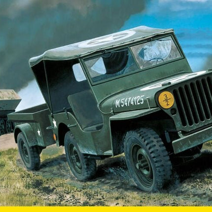 US 1/4 Ton Truck 'n Trailer - Fahrzeuge - Heller - 81105