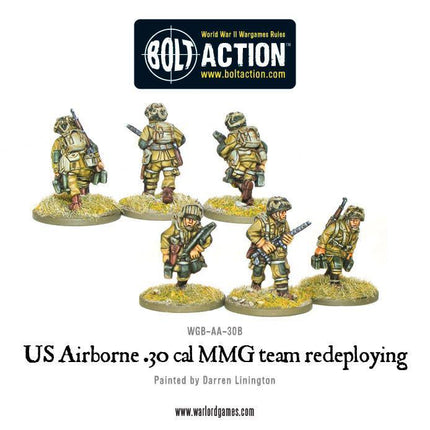 US Airborne 30 Cal MMG team redeploying