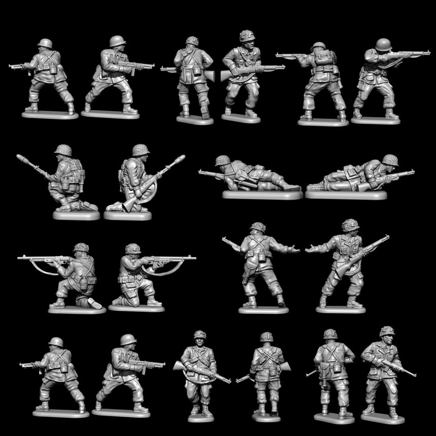US Airborne (12mm) - 184 Figuren