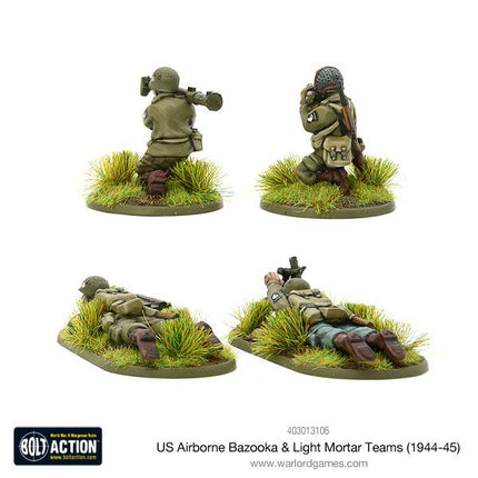 US Airborne Bazooka & Light Mortar Teams (1944 - 45) - Infanterie - Warlord Games - 403013106