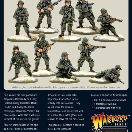 US Airborne Squad (Winter) - Infanterie - Warlord Games - 402213102